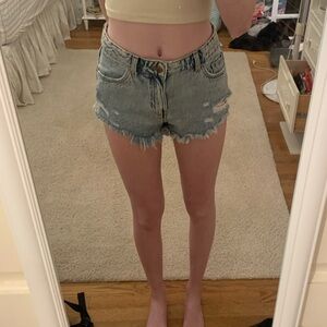Zara denim shorts